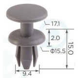 Клипса Ковра Багажника для Bmw Mini - 12188 - 51498237075 