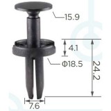 Клипса Бампера для Jeep Dodge Caliber Jeep Compass Patriot - 11689