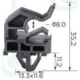 Клипса Держателя Капотадля Hyundai i30 Kia - 12623 - 81174-2L000 Клипса Держателя Капотадля Hyundai i30 Kia - 12623 - 81174-2L000