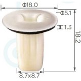 Клипса Hyundai - 13937 - 86910-22000 Клипса Hyundai - 13937 - 86910-22000