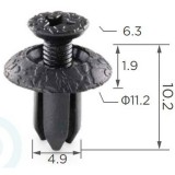 Клипса Toyota - 13931 - 90467-05063-C0, 90467-05063-B3 Клипса Toyota - 13931 - 90467-05063-C0, 90467-05063-B3