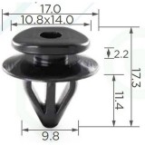 Клипса для Subaru Outback Forester - 11633 - 90913-0109 Клипса для Subaru Outback Forester - 11633 - 90913-0109