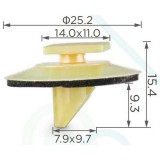 Клипса Молдинга для Mazda - 13393 - KB8A-51-SJ3 