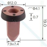 Клипса Винта 4,0 мм для VW Seat Audi Skoda - 13548 - N10507301 Клипса Винта 4,0 мм для VW Seat Audi Skoda - 13548 - N10507301
