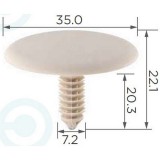 Клипса Облицовки Пола для Chrysler - 11620 Клипса Облицовки Пола для Chrysler - 11620
